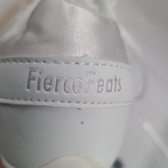 Fierce Feats White Cheer Shoes US Size 11 - Picture 8 of 9
